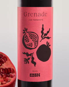 Jus Fermenté de Grenade Entière – Élixir 100% pur & non filtré